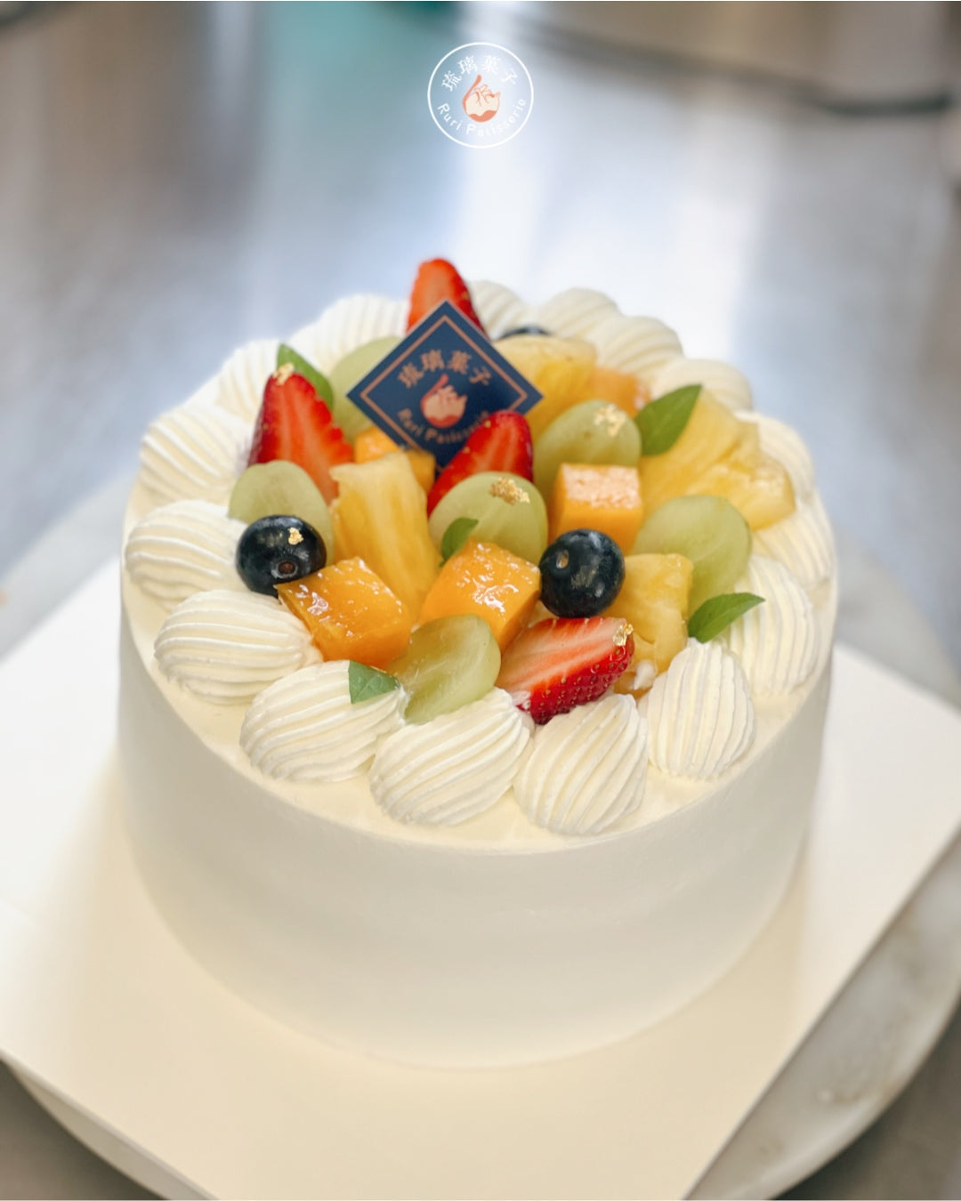Fresh Fruit Cream Cake
